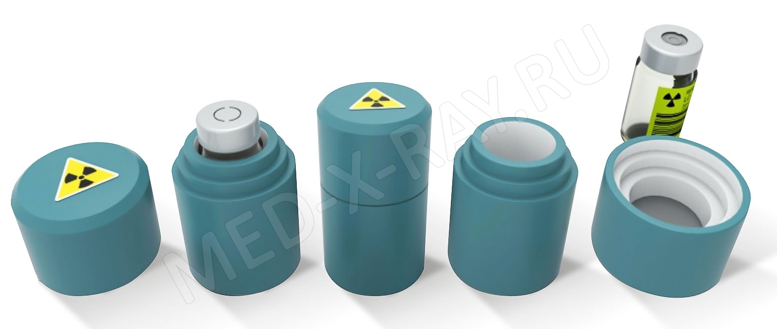 Контейнер защитный “ТISSA-RP” для хранения флаконов