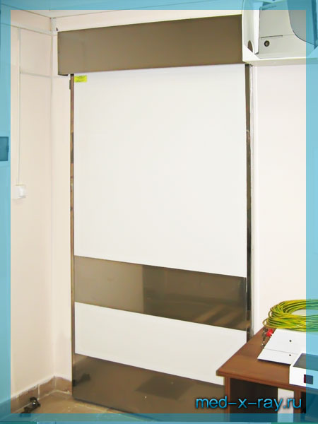 откатная рентгенозащитная дверь