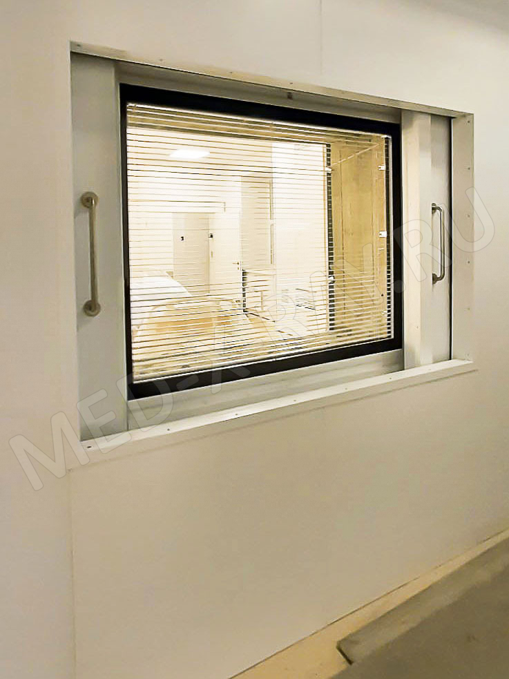 Многофункциональный медицинский центр на территории 1469 военно-морского клинического госпиталя г. Североморск Окна защитные «TISSA-RP»