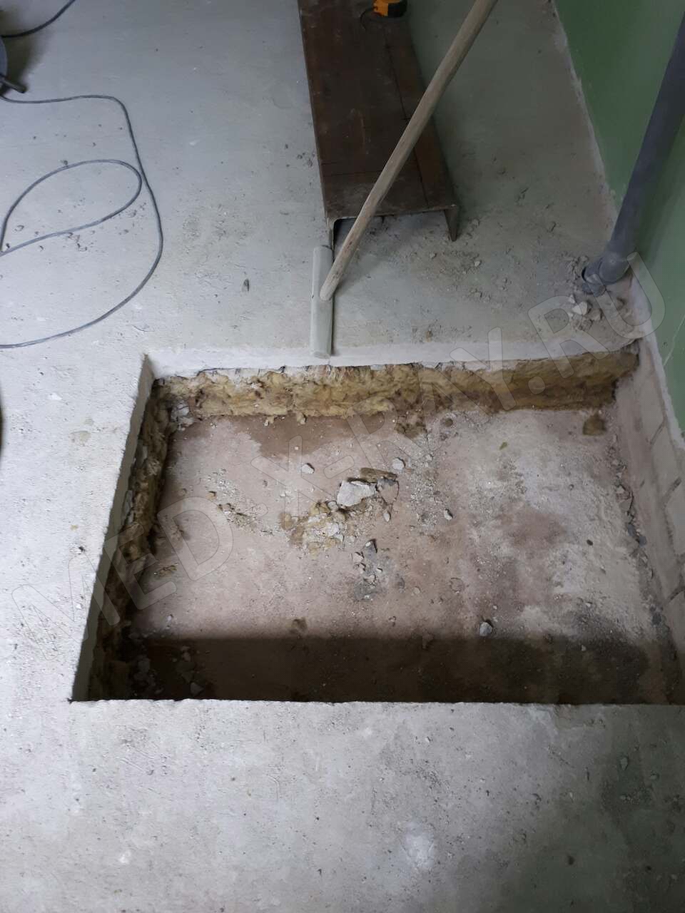 Подготовка фундамента под установку рентгенодиагностического аппарта