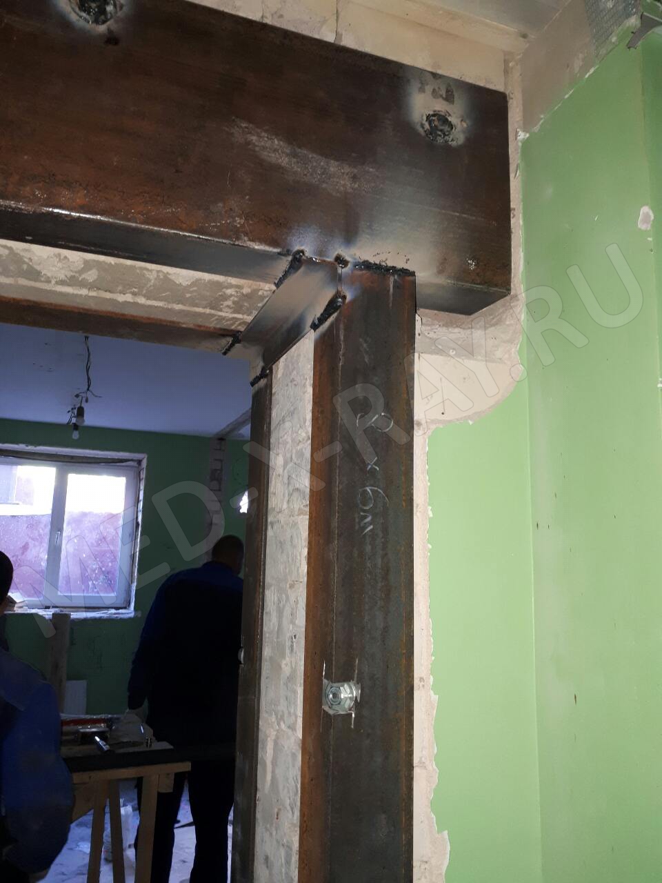 Подготовка проема для установки рентгенозащитной двери