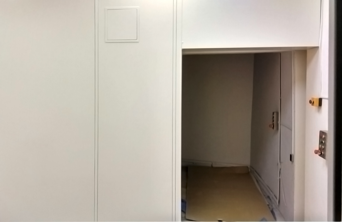 Дверь радиационно-защитная откатная автоматическая