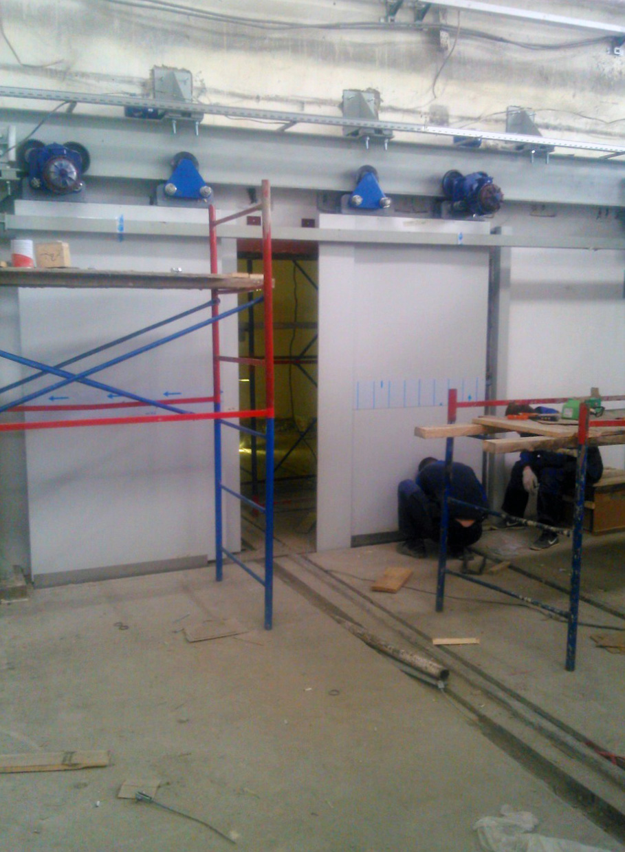 ОАО «РУСПОЛИМЕТ» монтаж рентгенозащитных ворот