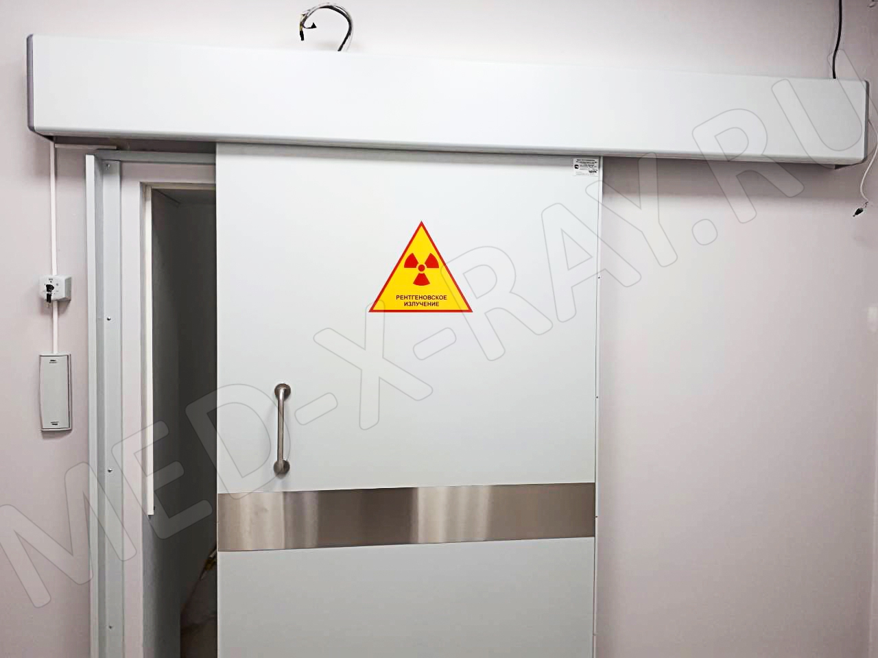 г. Ставрополь ПЭТ-центр монтаж рентгенозащитной двери